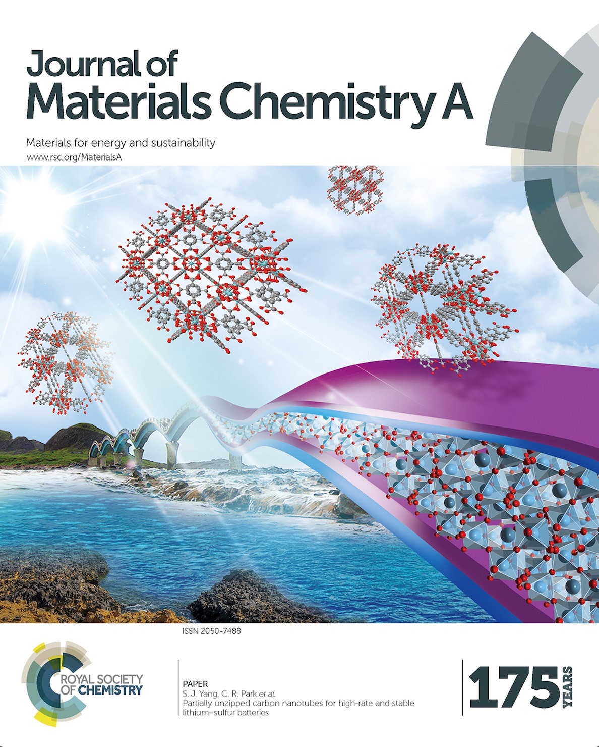 Journal of Materials Chemistry A cover